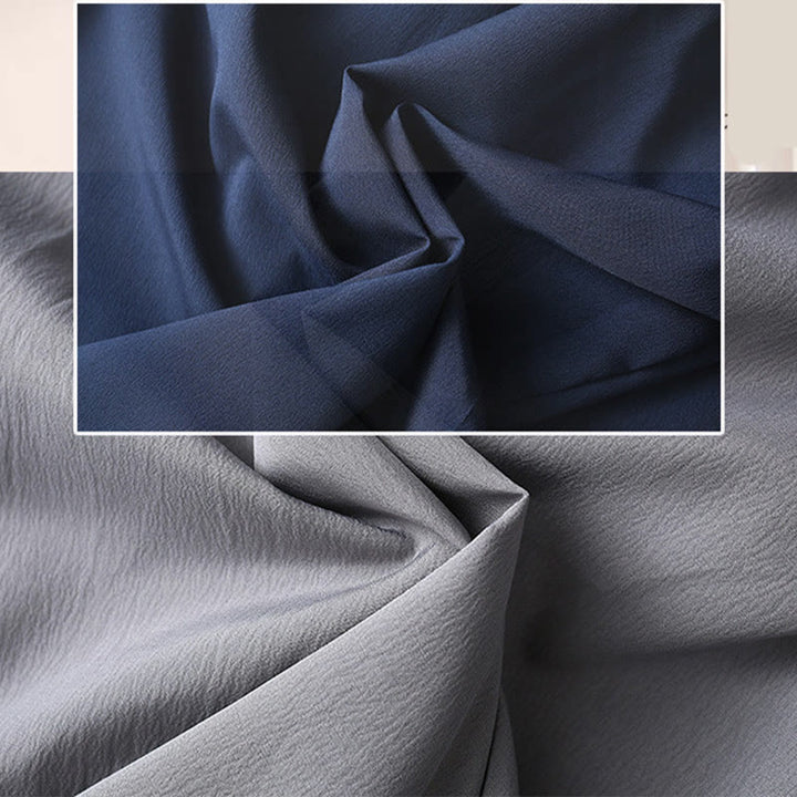 Koszula z krótkim rękawem i szerokimi nogawkami z Buddha Stones Tang, guziki, męski garnitur - image 6