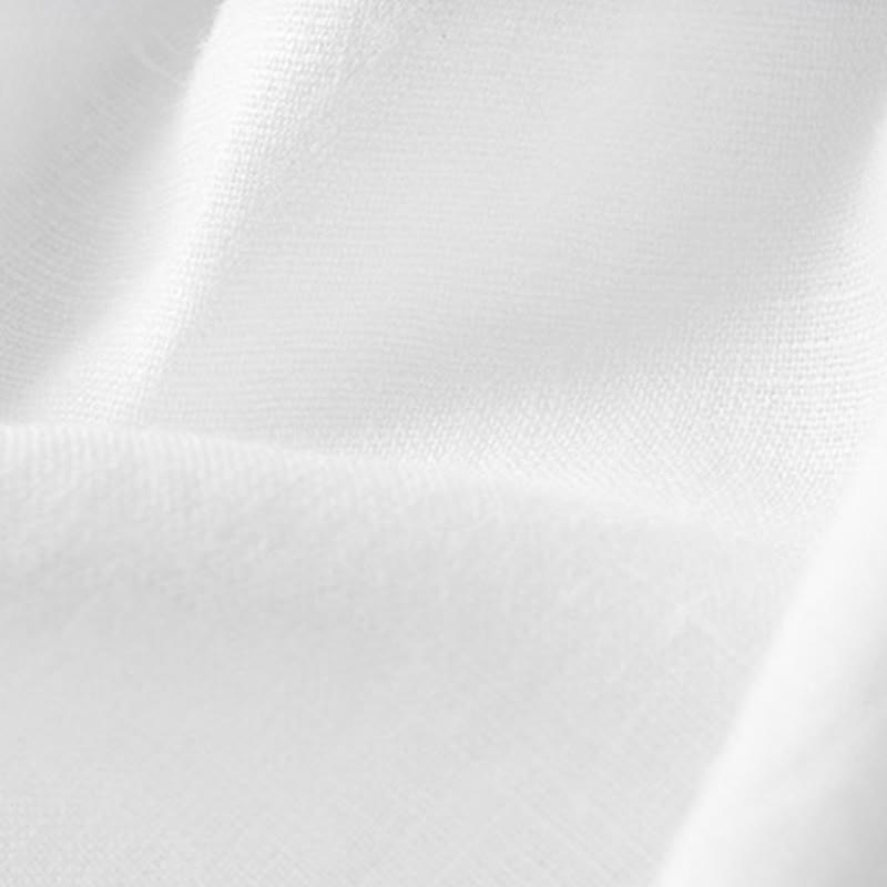 Koszula z długim rękawem i guzikami w jednolitym kolorze z Buddha Stones, lniana, męska, odzież - image 5