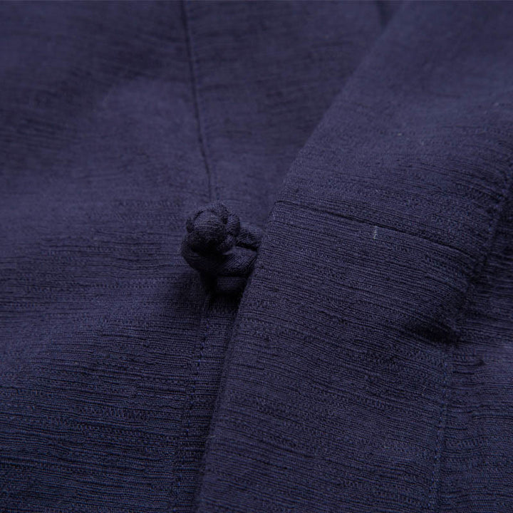 Koszula męska z krótkim rękawem Buddha Stones z kieszenią, dekoltem w serek, kardiganem, wygodna, bawełniana, lniana - image 9