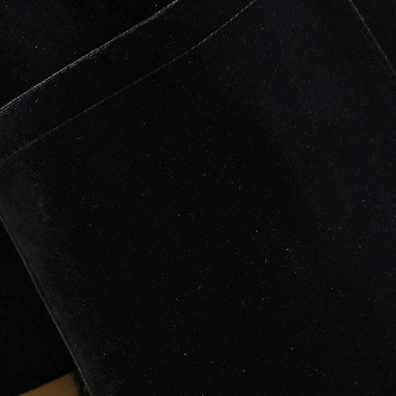 Buddha Stones Tang Suit Żaba-guzik Okrągły Dekolt Męska Kurtka Bawełniana Koszula Odzież - image 3