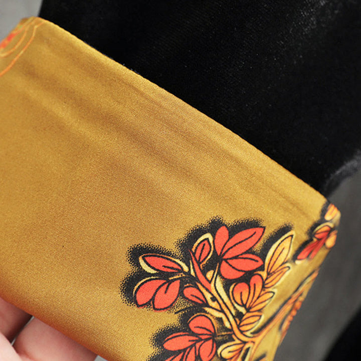 Buddha Stones Tang Suit Żaba-guzik Okrągły Dekolt Męska Kurtka Bawełniana Koszula Odzież - image 5