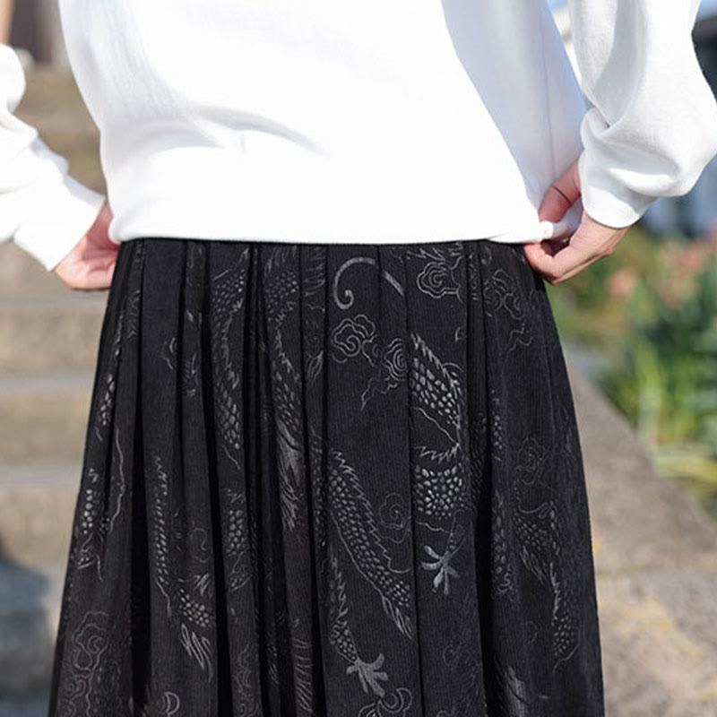 Buddha Stones Smok Projekt Casual Gładka Bawełna Męskie Spodnie Z Kieszeniami - image 19