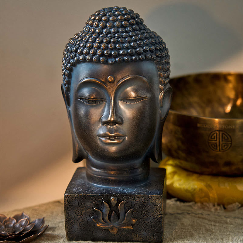 Buddha Stones Tybetański Budda Błogosławieństwo Medytacja Dekoracja - image 2