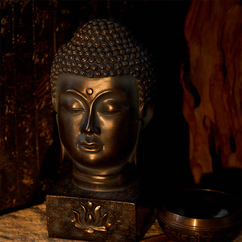 Buddha Stones Tybetański Budda Błogosławieństwo Medytacja Dekoracja - image 5