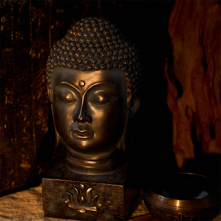 Buddha Stones Tybetański Budda Błogosławieństwo Medytacja Dekoracja - image 5