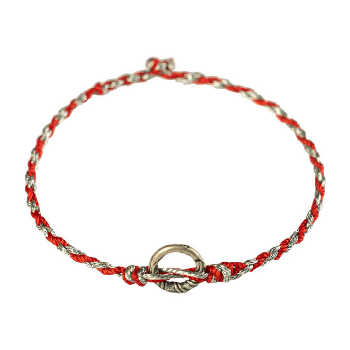 Bransoletka z zapięciem Peace Buckle Luck z Buddha Stones próby 925