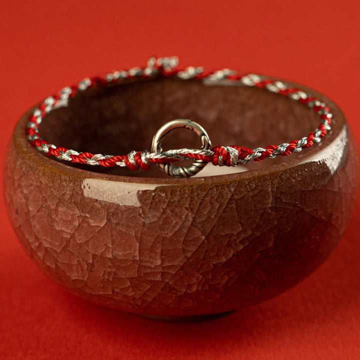 Bransoletka z zapięciem Peace Buckle Luck z Buddha Stones próby 925