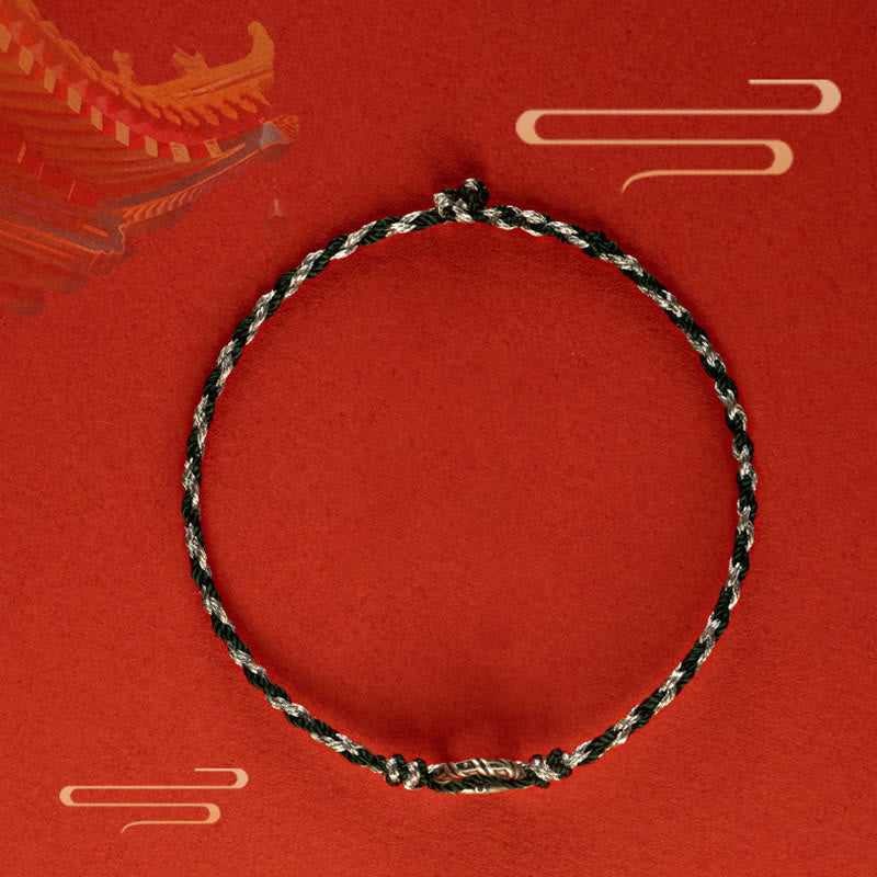 Bransoletka z zapięciem Peace Buckle Luck z Buddha Stones próby 925