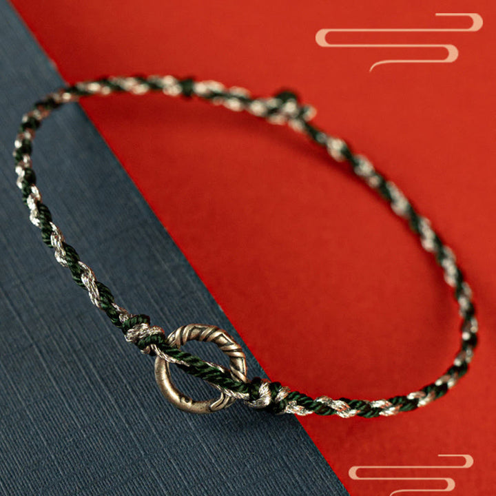 Bransoletka z zapięciem Peace Buckle Luck z Buddha Stones próby 925