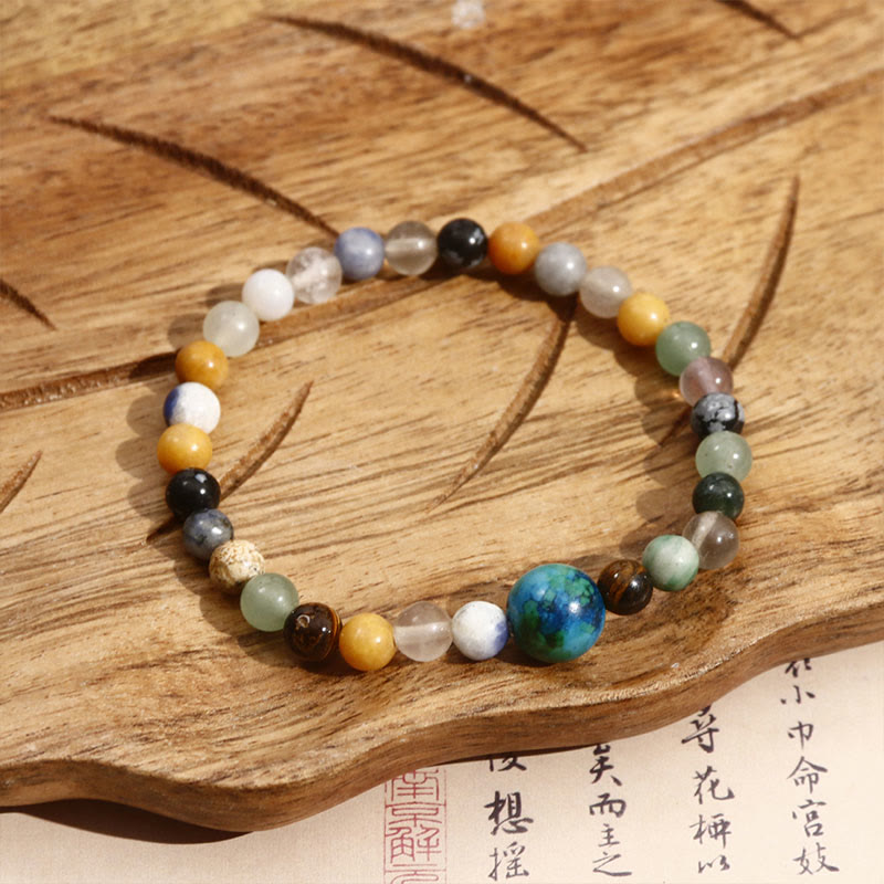 Bransoletka z Buddha Stones, czerwonym agatem Shoushan Stone Calm Blessing