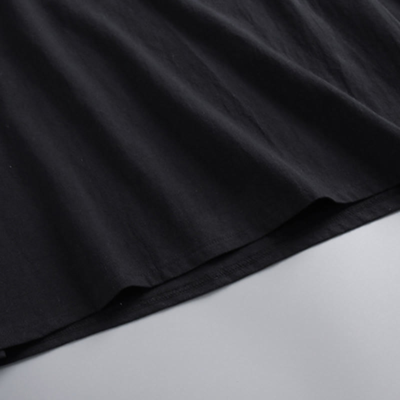 Buddha Stones Kołnierze Krzyżowe Bawełniany Strój Tang Hanfu Top Spodnie Odzież Męski Zestaw - image 8