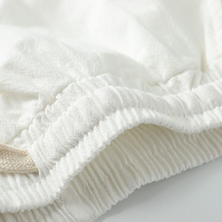 Buddha Stones Kołnierze Krzyżowe Bawełniany Strój Tang Hanfu Top Spodnie Odzież Męski Zestaw - image 22