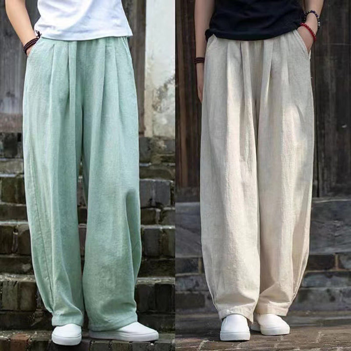 Spodnie do jogi damskie z kieszeniami Buddha Stones Casual Cotton - image 12