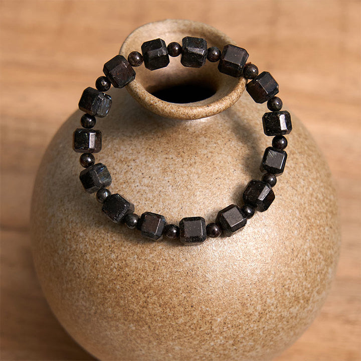 Bransoletka transformacyjna z Buddha Stones Astrofyllite