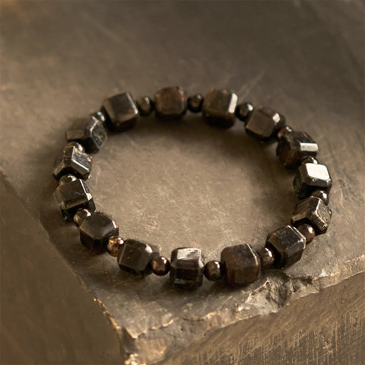 Bransoletka transformacyjna z Buddha Stones Astrofyllite