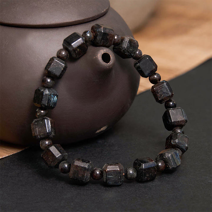 Bransoletka transformacyjna z Buddha Stones Astrofyllite