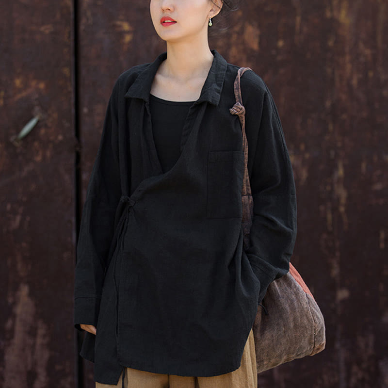 Buddha Stones Medytacja Ramie Bawełniana Odzież