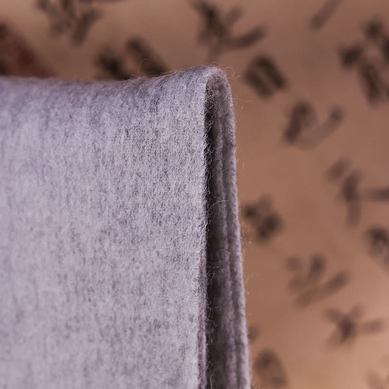 Szal z wełny Buddha Stones Kamienie Różowa piwonia Motyl Haft Chwost Zimowy Przytulny Szal Podróżny Otulacz - image 3