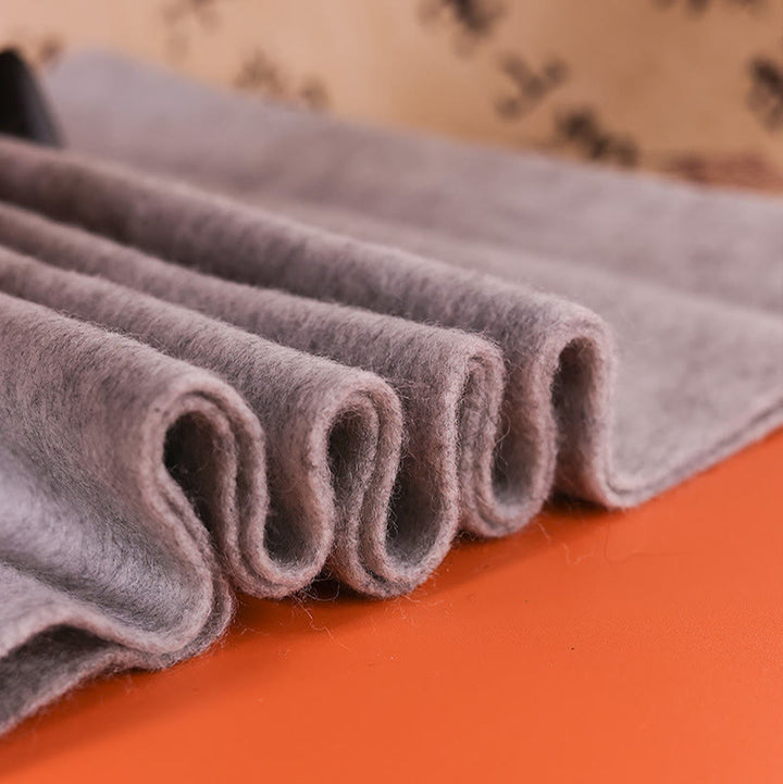 Szal z wełny Buddha Stones Kamienie Różowa piwonia Motyl Haft Chwost Zimowy Przytulny Szal Podróżny Otulacz - image 2