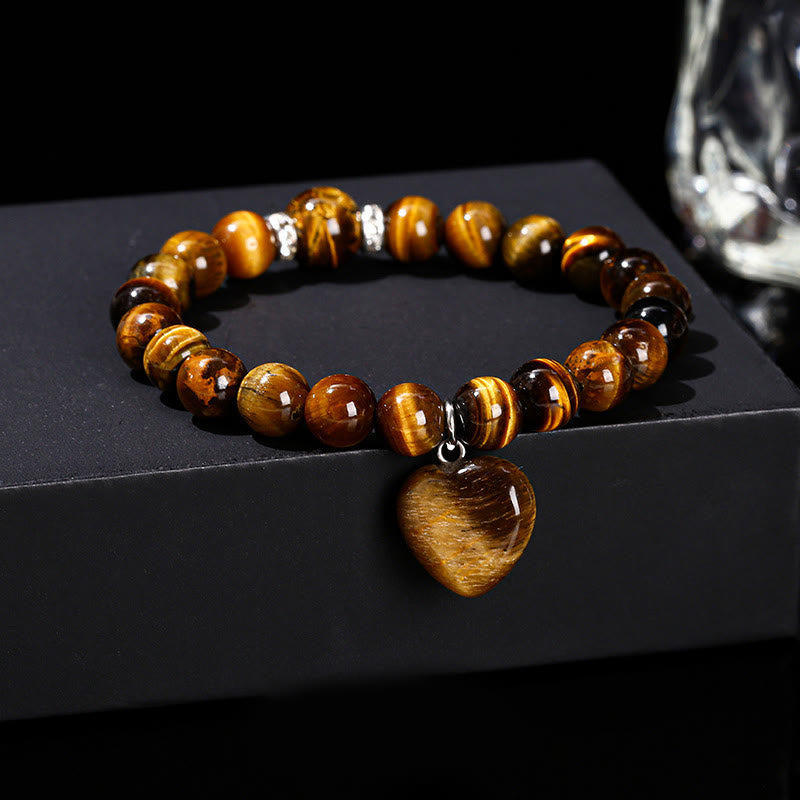 Różnorodne kryształowe Buddha Stones z zielonym awenturynem, bransoletka Love Heart Balance