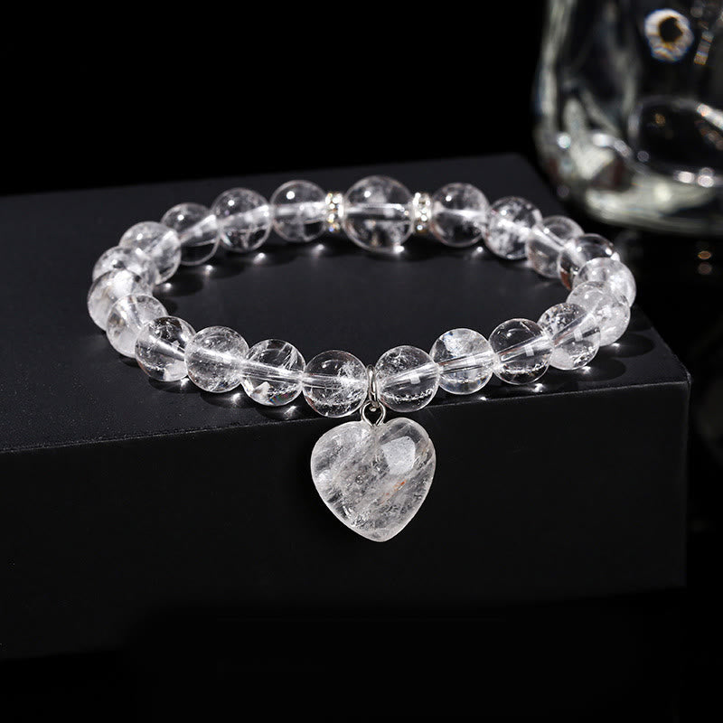 Różnorodne kryształowe Buddha Stones z zielonym awenturynem, bransoletka Love Heart Balance