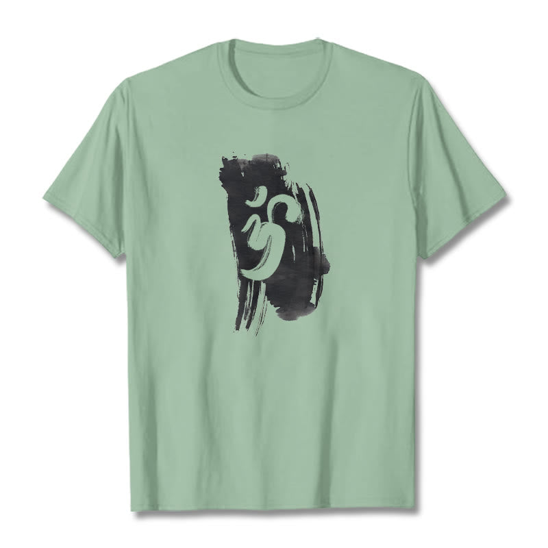 Koszulka z nadrukiem OM Ink z Buddha Stones - PaleGreen - 2XL - image 17