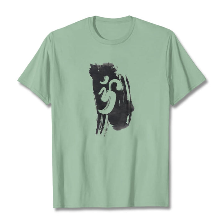 Koszulka z nadrukiem OM Ink z Buddha Stones - PaleGreen - 2XL - image 17