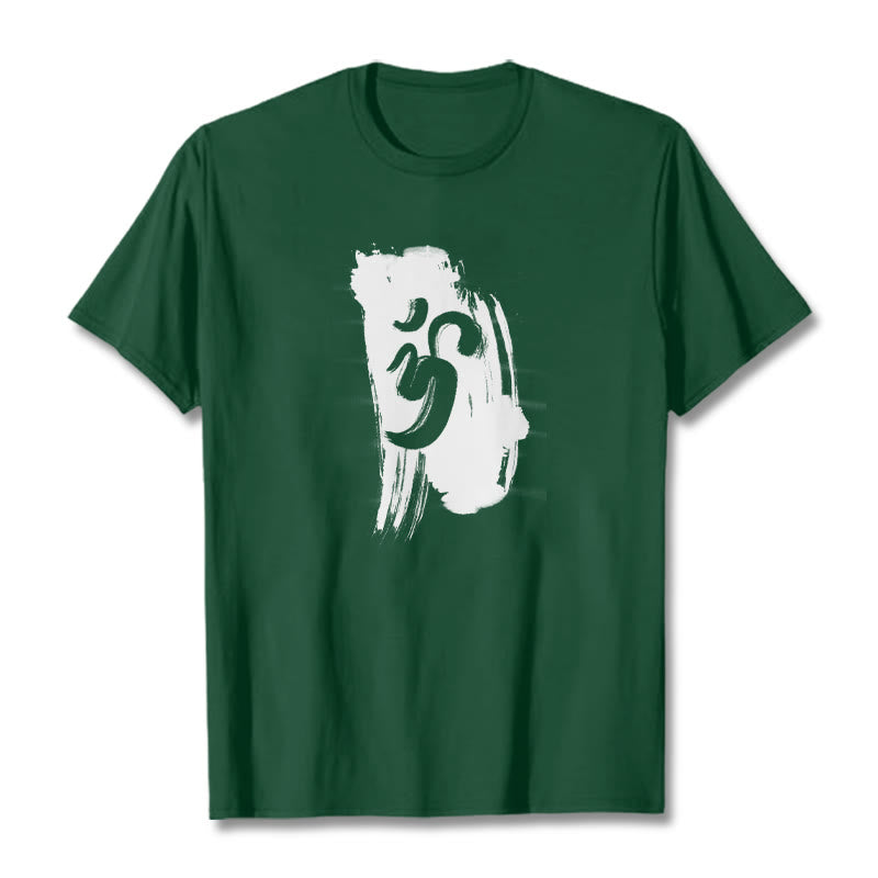 Koszulka z nadrukiem OM Ink z Buddha Stones - ForestGreen - 2XL - image 8