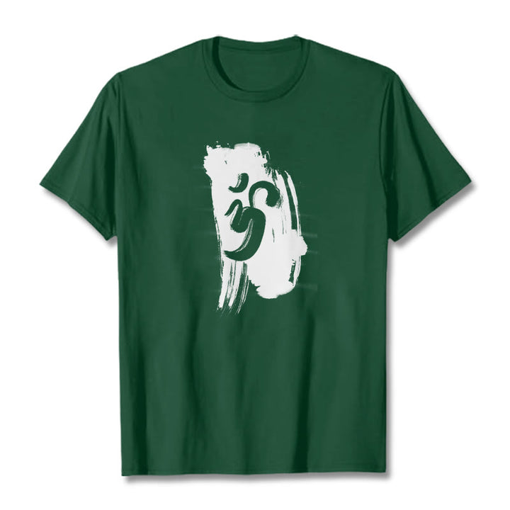 Koszulka z nadrukiem OM Ink z Buddha Stones - ForestGreen - 2XL - image 8