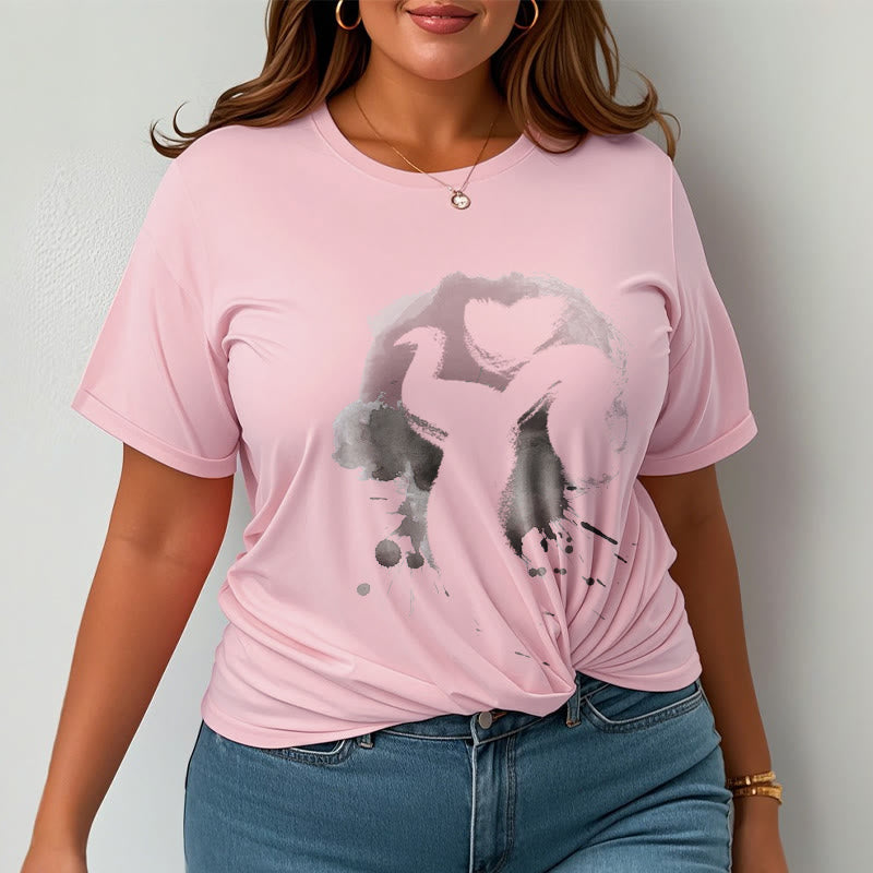 Koszulka z bawełny Buddha Stones OM Swan - image 17