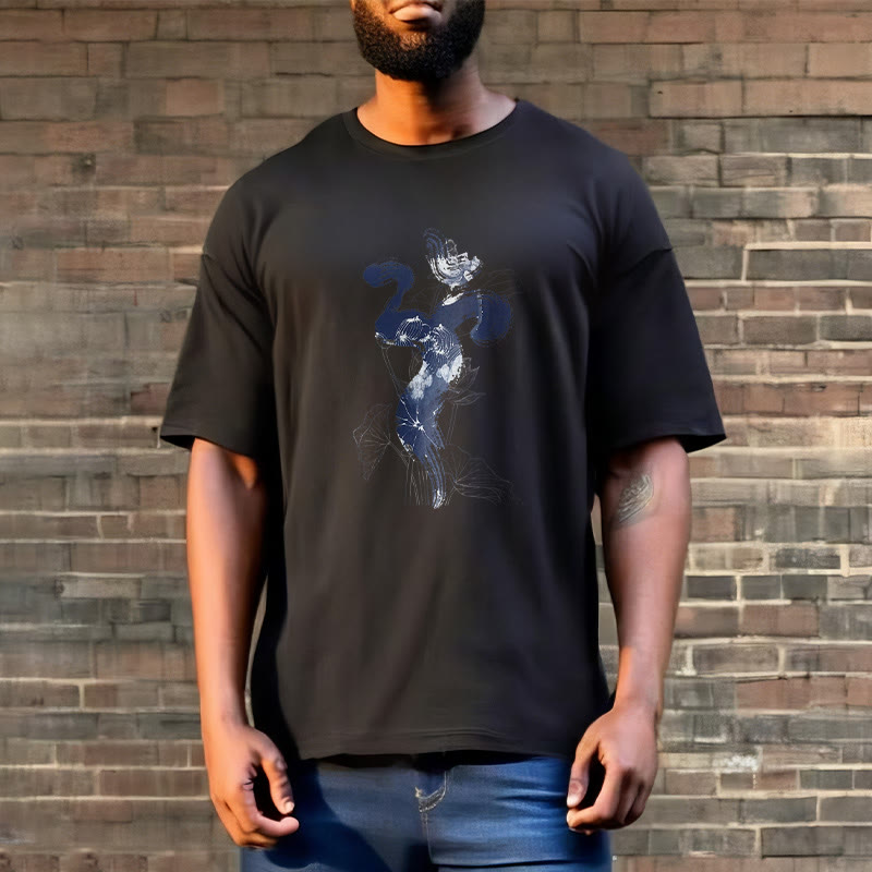 Buddha Stones OM Kwiat Lotosu Tło Bawełniana Koszulka T-shirt - image 7