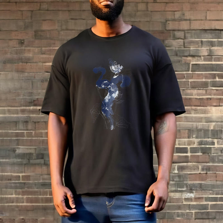 Buddha Stones OM Kwiat Lotosu Tło Bawełniana Koszulka T-shirt - image 7