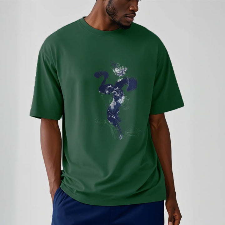 Buddha Stones OM Kwiat Lotosu Tło Bawełniana Koszulka T-shirt - image 10
