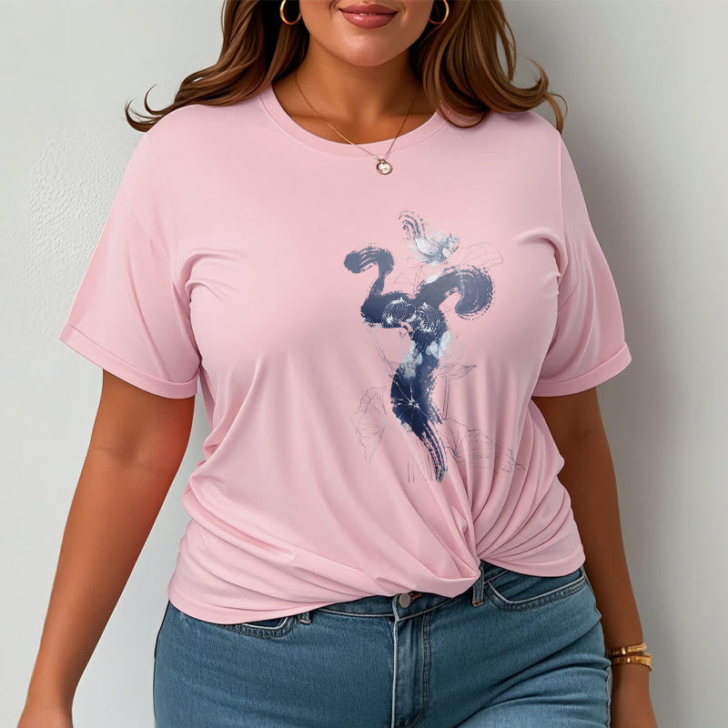 Buddha Stones OM Kwiat Lotosu Tło Bawełniana Koszulka T-shirt - image 13