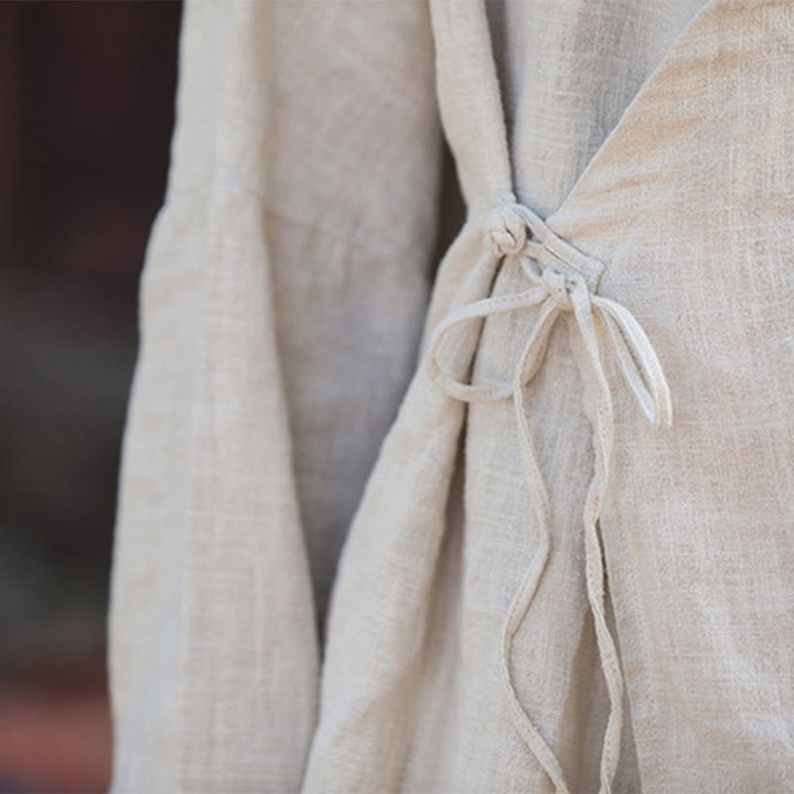 Buddha Stones Medytacja Ramie Bawełniana Odzież