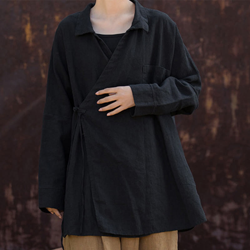 Buddha Stones Medytacja Ramie Bawełniana Odzież