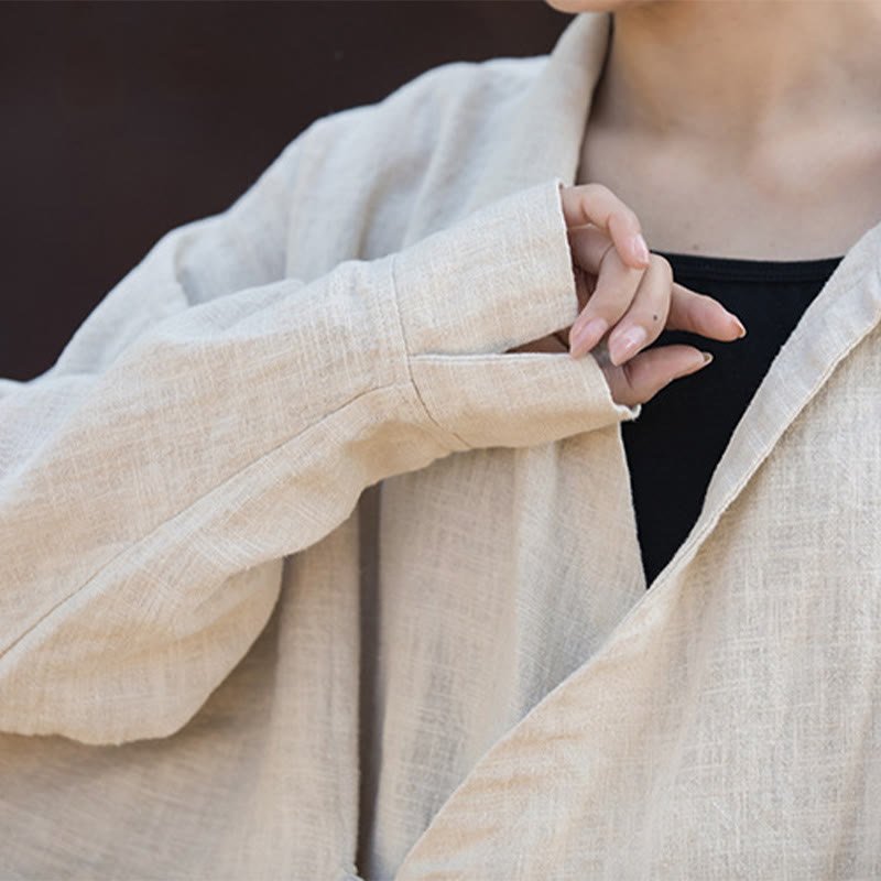 Buddha Stones Medytacja Ramie Bawełniana Odzież - image 1