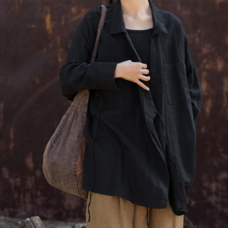 Buddha Stones Medytacja Ramie Bawełniana Odzież