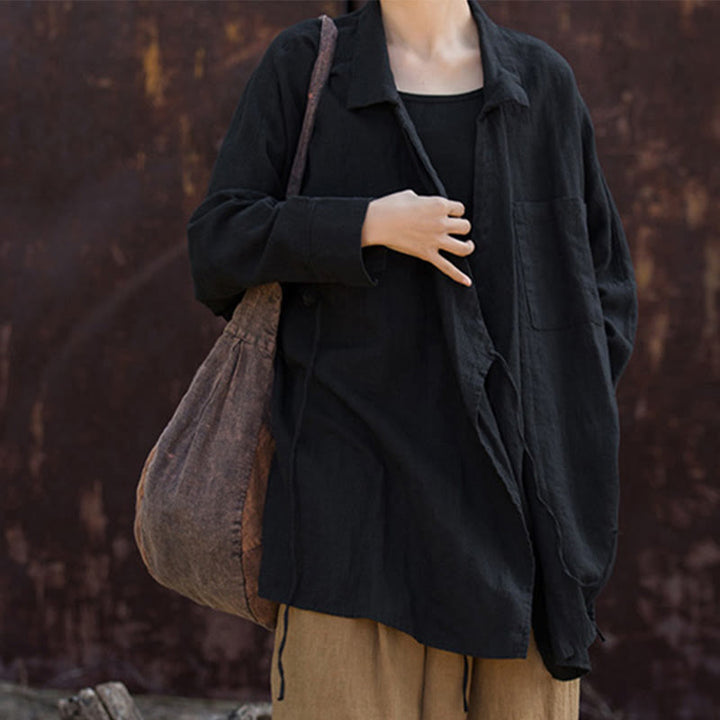 Buddha Stones Medytacja Ramie Bawełniana Odzież