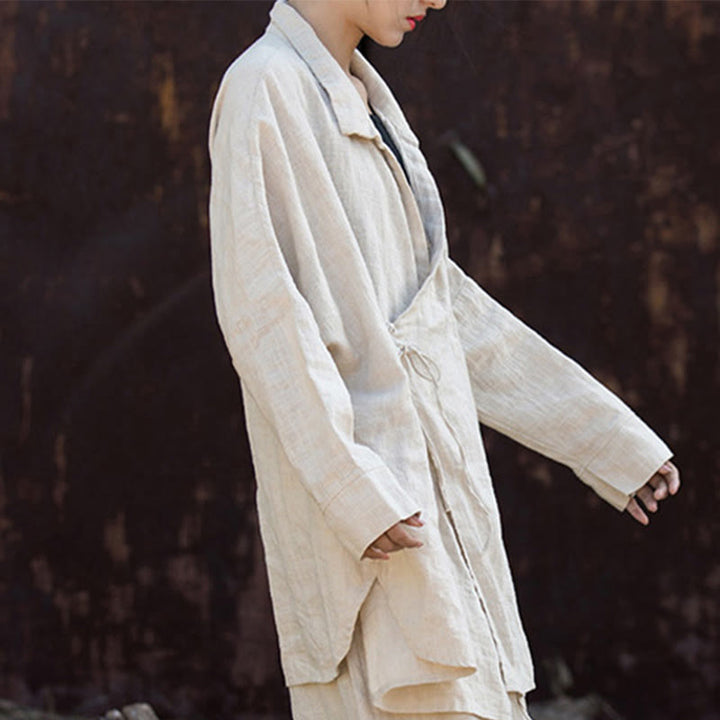 Buddha Stones Medytacja Ramie Bawełniana Odzież - image 9