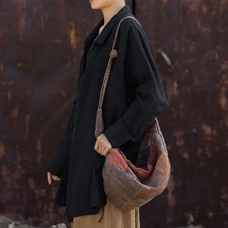 Buddha Stones Medytacja Ramie Bawełniana Odzież