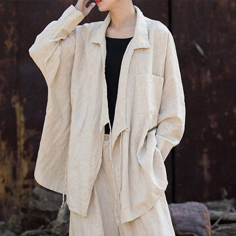 Buddha Stones Medytacja Ramie Bawełniana Odzież - image 12