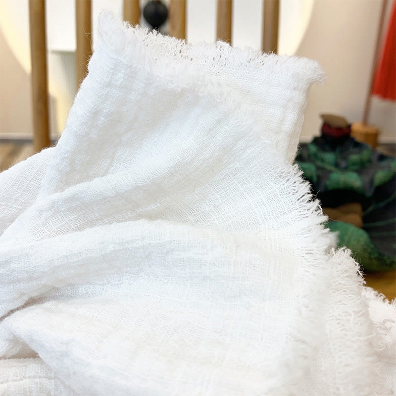 Buddha Stones Literackie Artystyczne Dwuwarstwowe Piaskowanie Bawełniane Lniane Ubrania - image 13