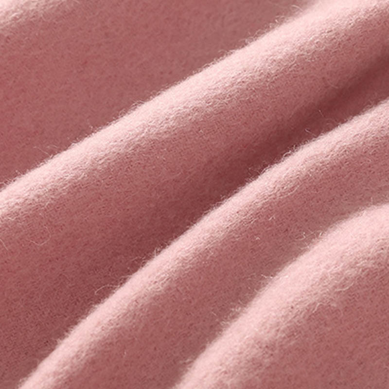 Buddha Stones Wełniany Szal Kwiaty Liście Haft Chwost Zimowy Przytulny Podróżny Szalik Otulacz - image 11