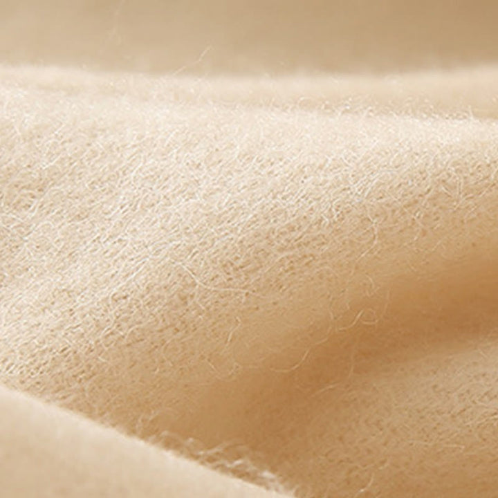 Szal z wełny Buddha Stones Kamienie 3D Kwiatowy haft Chwost Zimowy przytulny szalik podróżny - image 21