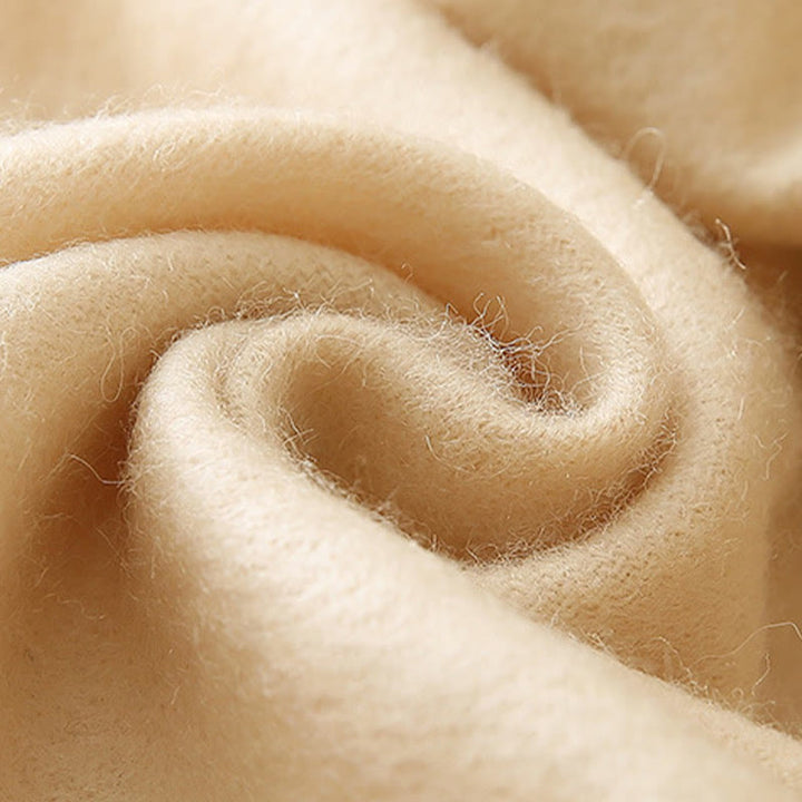 Szal z wełny Buddha Stones Kamienie 3D Kwiatowy haft Chwost Zimowy przytulny szalik podróżny - image 20