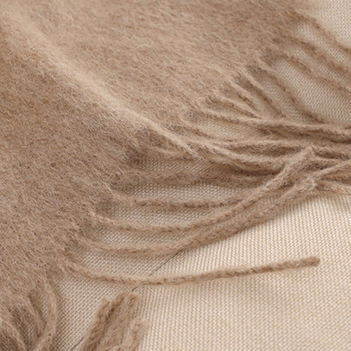 Szal z wełny z Buddha Stones , czerwony kwiat, złote cekiny, haft, frędzle, zimowy, przytulny szalik podróżny - image 10