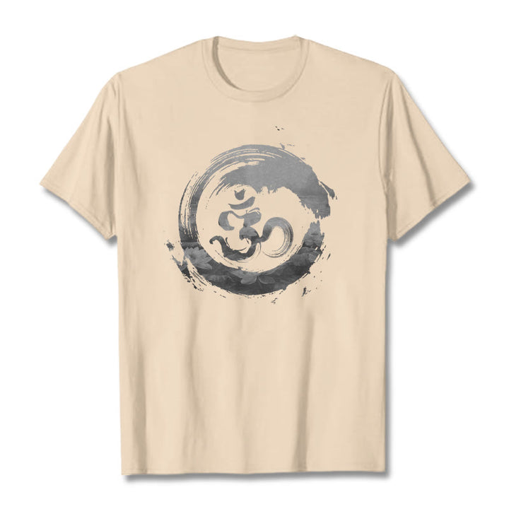 Koszulka z bawełny z motywem Buddha Stones Om Lotus - For - 2XL - image 11