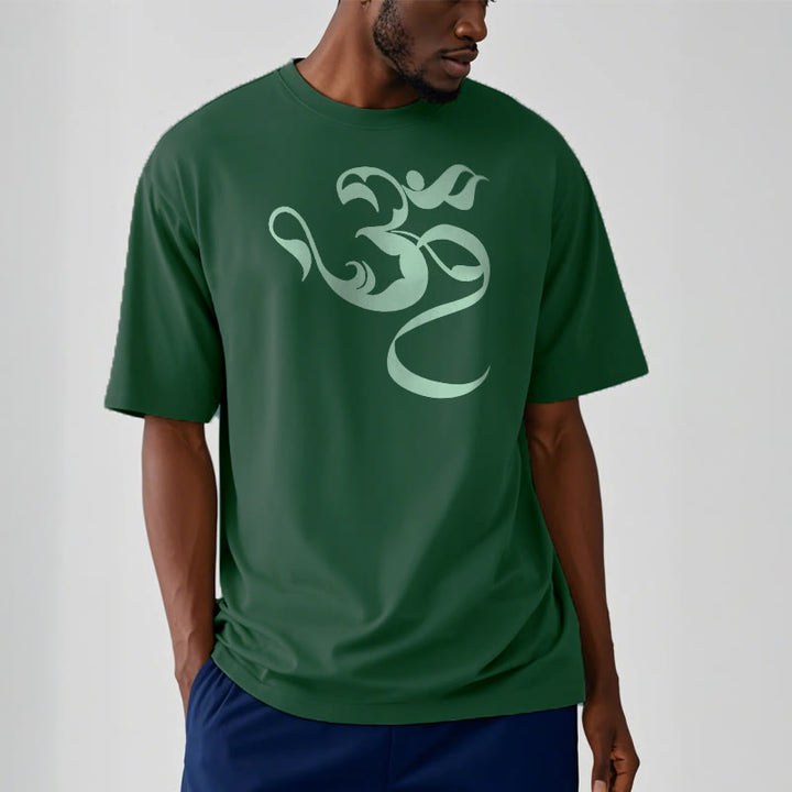 Koszulka z nadrukiem Buddha Stones Om Figura Projekt Bawełny T-shirt - image 9