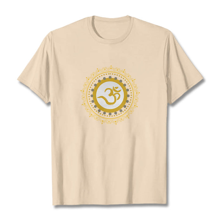 Koszulka z nadrukiem Buddha Stones Om Mandala Wzór Bawełna T-shirt - For - 2XL - image 13